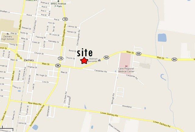 ZACHARY SHOPPING CENTER: 5647 Main St, Zachary, LA 70791